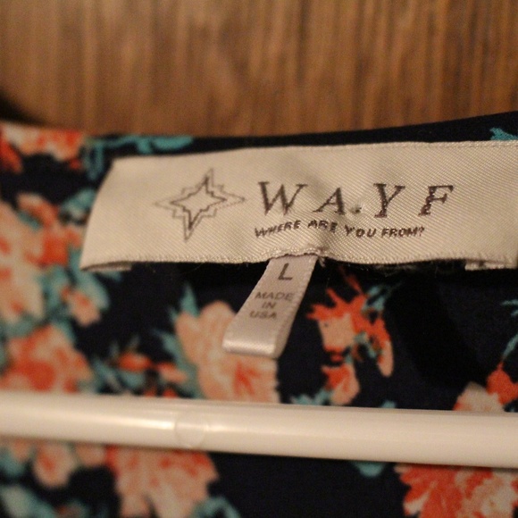 WAYF Nordstrom Floral Faux Wrap Dress - Picture 8 of 8